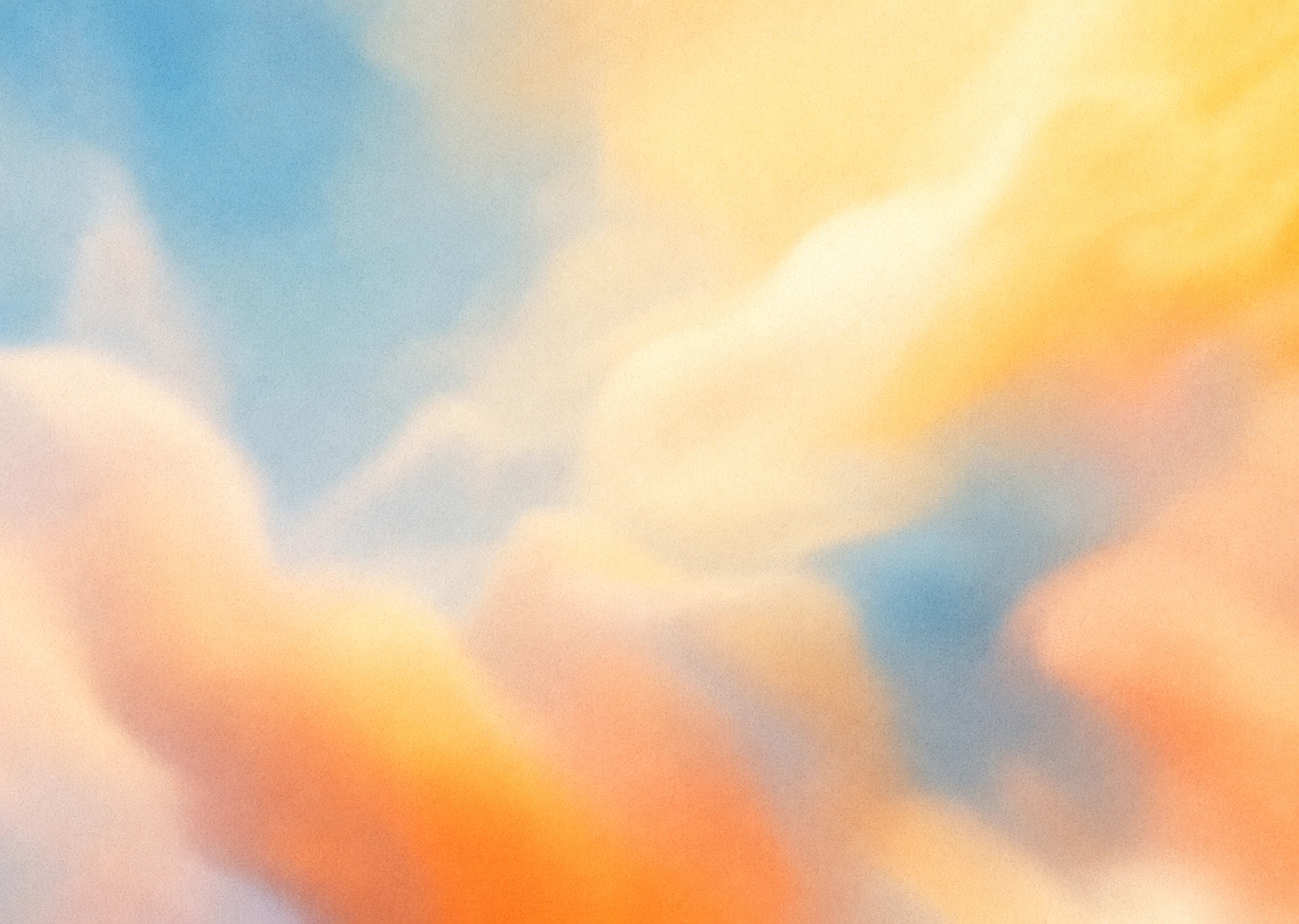 A soft painterly sky behind the Terrestrial workspace